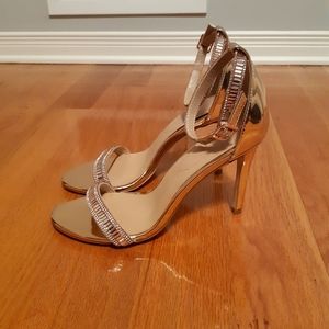 Aldo rose gold heels